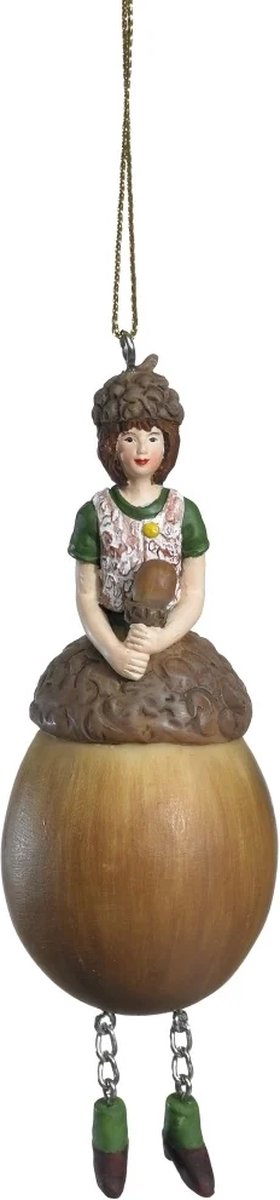 Bloemenmeisje hangend "Eikel"