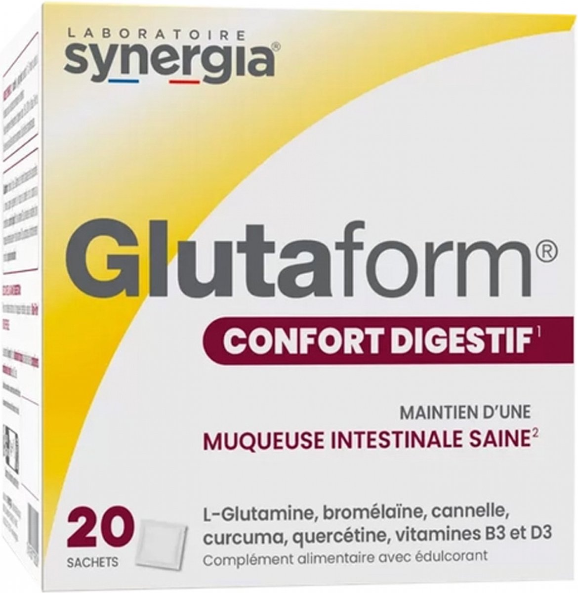 Goedkoopste Synergia Glutaform Spijsverteringscomfort en Immuniteit 20 Zakjes