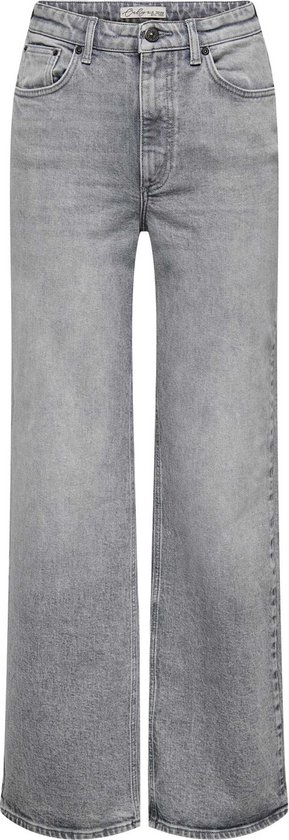 Only Jeans Onljuicy Hw Wide Leg Rea707 Dnm Noo 15334821 Medium Grey Denim Dames Maat - W30 X L32