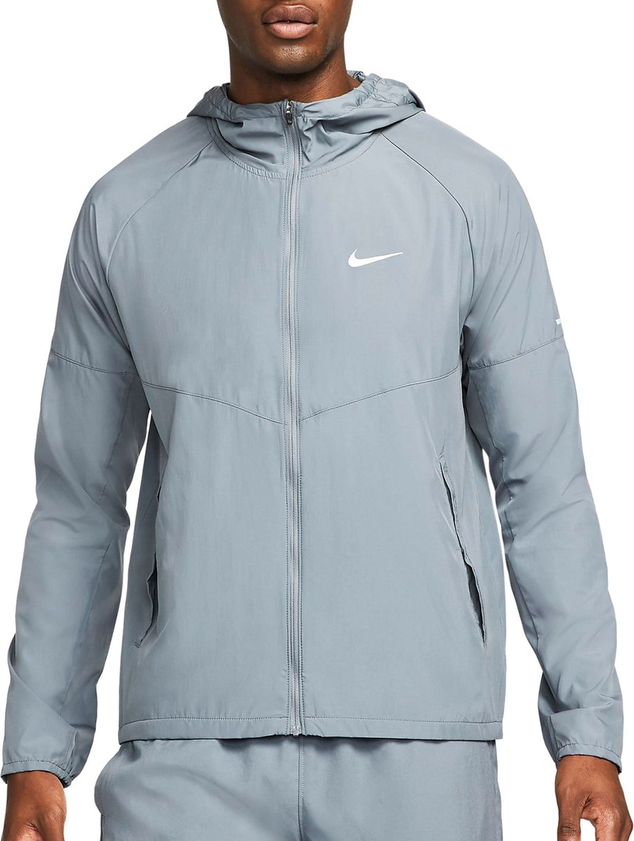 Nike Repel Miler Sportjas Mannen Grijs