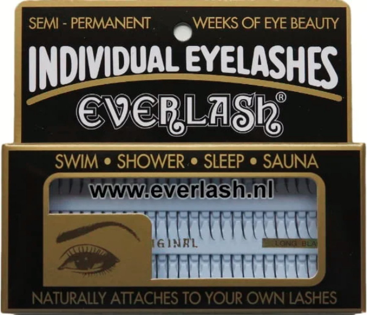 Everlash Regular lashes- Long- Black