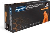 Hynex Diamond Nitril wegwerphandshoenen maat L - Oranje 8,0 gr PF met Extra Grip - 50 stuks