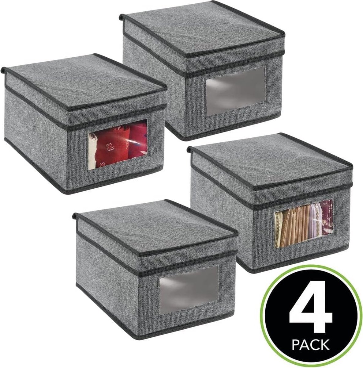 kledingopbergbox \ Opvouwbare Opbergbakken Kastorganizer \ Kledingopbergzakken 4 pieces