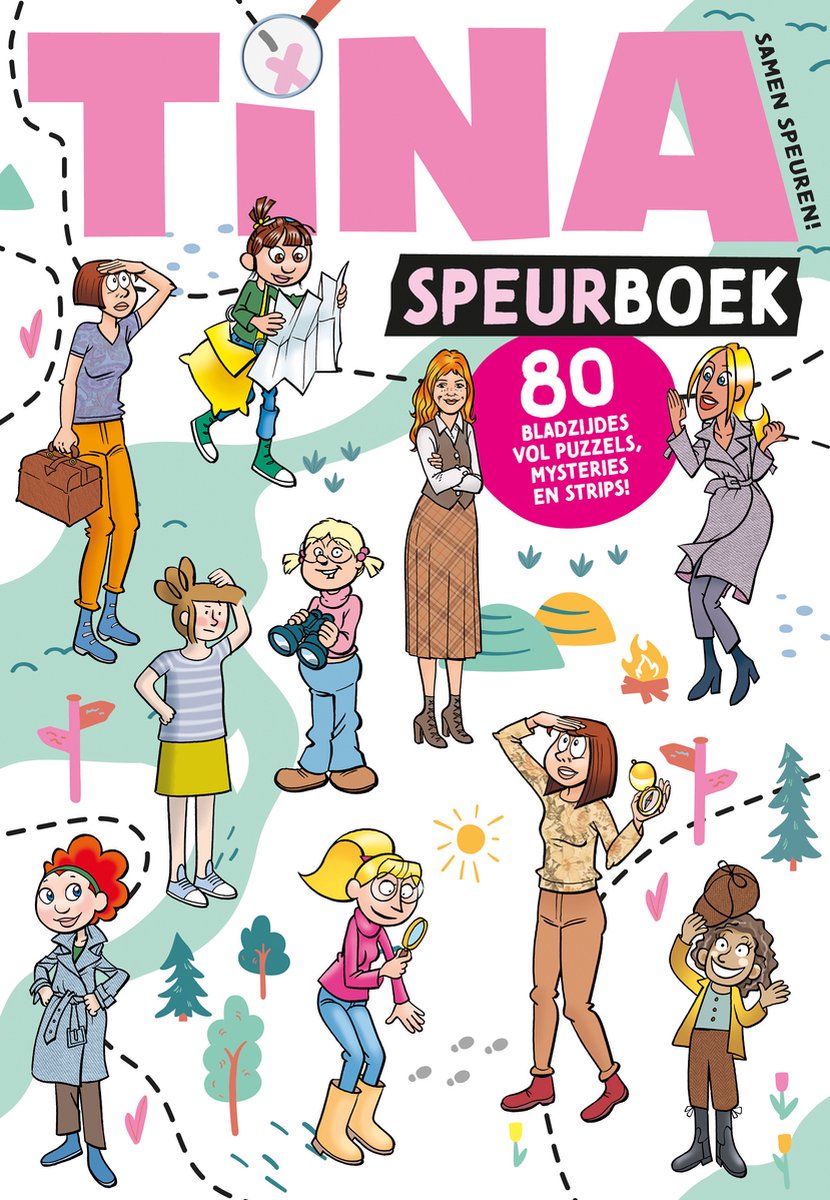 Tina Boekspecial - Speurboek - Puzzels - Tekenen - DIY - Doeboek - Vakantieboek - Boek Meisje - Knutselen Meisjes - Invulboek - Verzamelen - Quiz - Strips