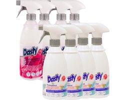 Dasty TEXTIEL Pakket LARGE: Professionele Vlekkenverwijderaar + Zweet- en deodorantvlekken verwijderaar: 4+4 stuks