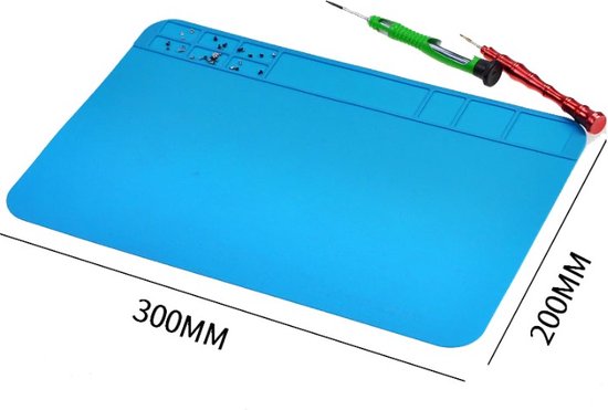 Velleman AS13 Antistatische soldeermat 30 x 55cm