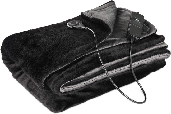 Verwarmingsdeken - Elektrische Deken - deken - 180 x 130 cm - Fluweelzacht - Wasbaar