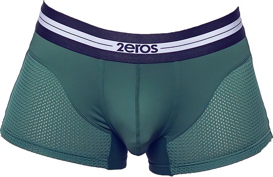 2EROS AKTIV Helios Trunk Hunter Green - MAAT XL - Heren Ondergoed - Boxershort voor Man - Mannen Boxershort
