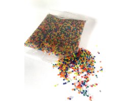 foto van Balletjes - 10.000 stuks - 7-8mm - Mix kleur - Orbeez - Waterabsorberende balletjes - Waterballetjes - Gelballetjes Transparant - Waterparels - Waterbeads
