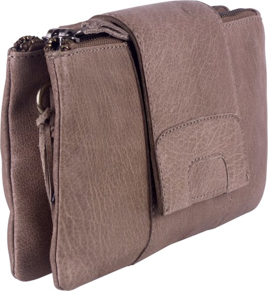 Bag2Bag Modèle Erice couleur Gris pochette - sac bandoulière super pratique