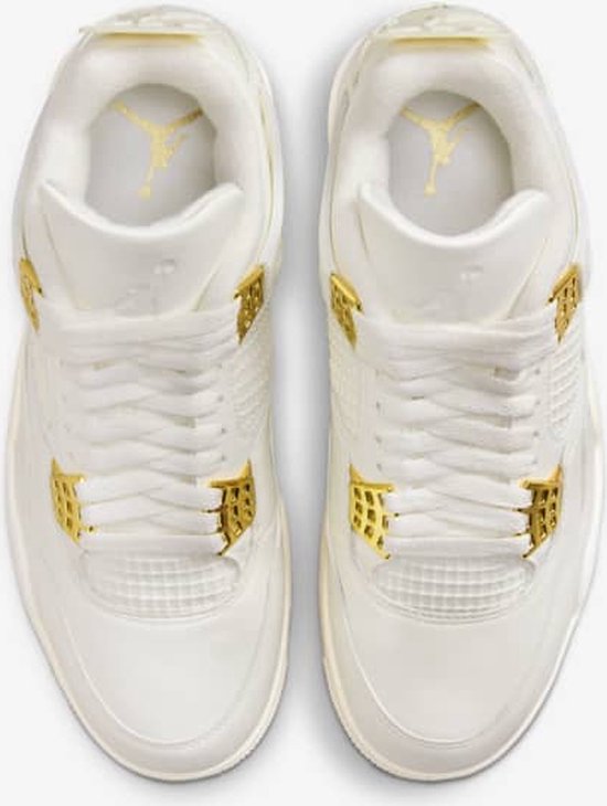 Air Jordan 4 Retro 'Metallic Gold' (W) maat 44.5 - Nike