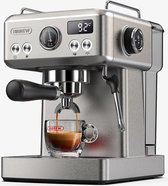 Hibrew Koffiezetapparaat - Koffiemachine - Espresso Apparaat - 20 Bar - 1.8 L - 58MM - Temperatuur Instelbaar - Grijs