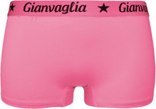 GIANVAGLIA® Deluxe GVG-8037 5-Pack Dames Katoenen Boxershort M Roze