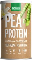 Purasana Protein pea 74% vanille vegan 400 gram