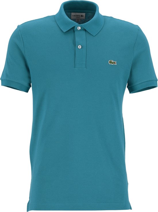 Lacoste Slim Fit polo - petrol groenblauw - Maat: XL