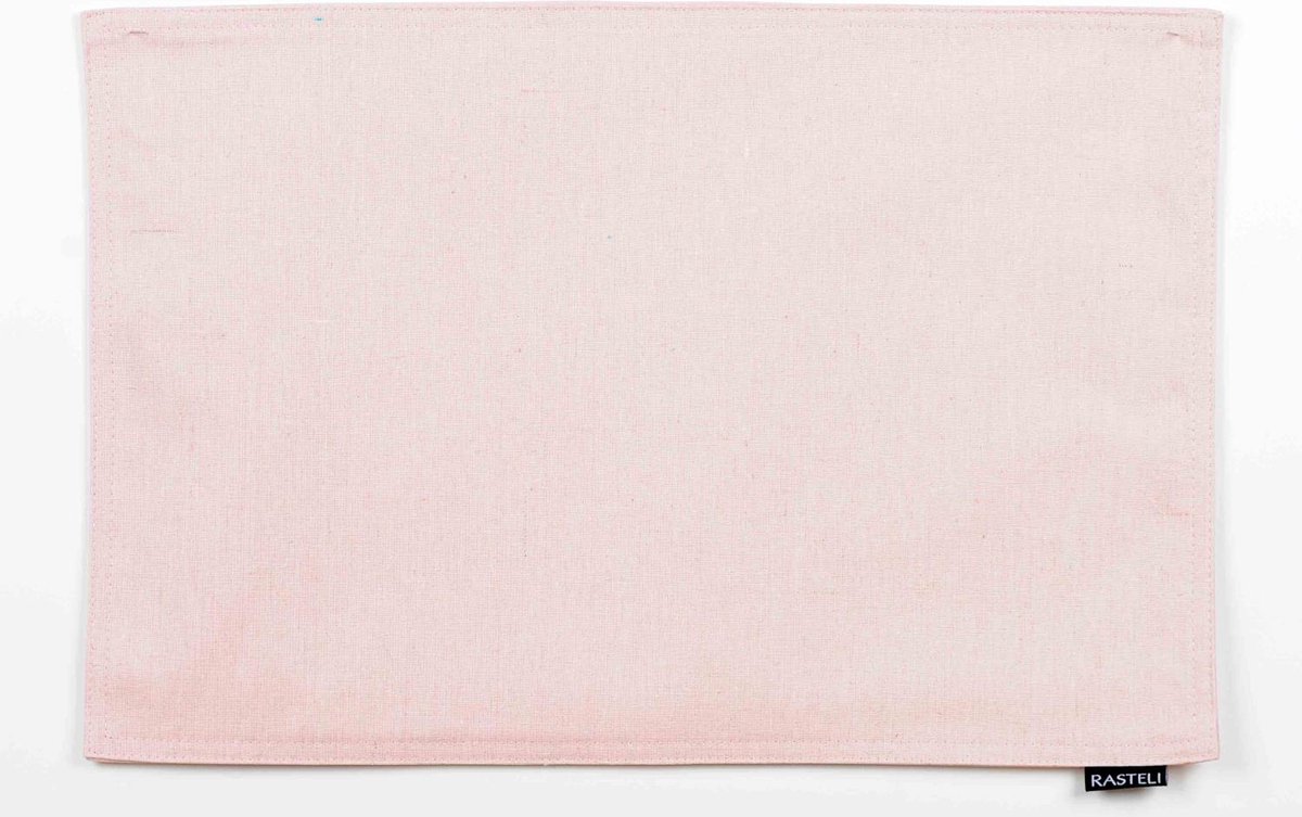 Rasteli Placemat Vlekwerend Roze 45 cm x 30 cm Voordeelaanbod per 2 stuks