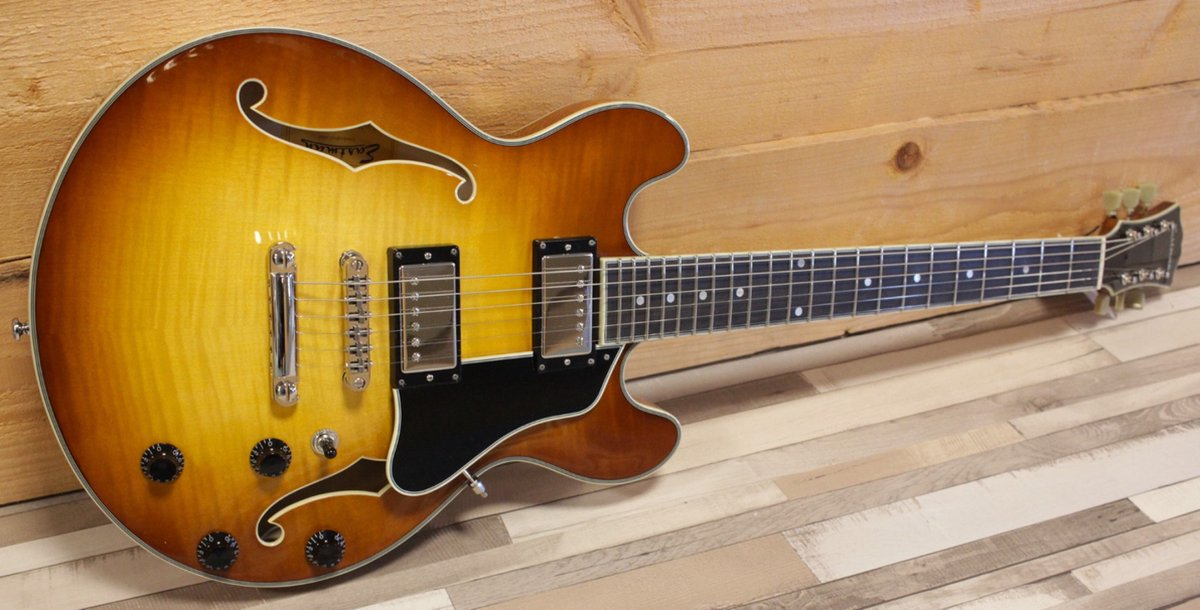 Eastman T484 Goldburst - Elektrische gitaar - sunburst