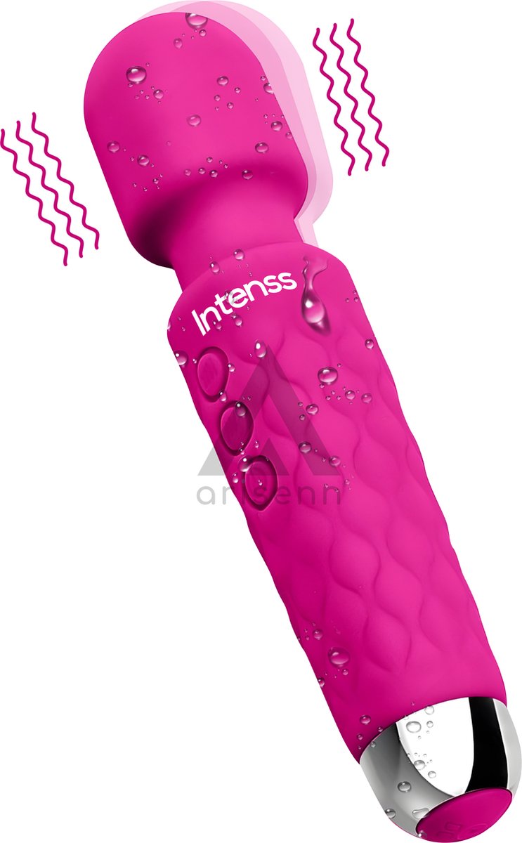 Intenss Vibrator Massager - Multifunctionele Stimulator - Seksspeeltje voor Vrouwen en Koppels - INTENSS Pure Series - Pink Bride