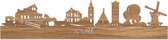 Skyline Joure Eikenhout - 80 cm - Woondecoratie - Wanddecoratie - Meer steden beschikbaar - Woonkamer idee - City Art - Steden kunst - Cadeau voor hem - Cadeau voor haar - Jubileum - Trouwerij - WoodWideCities