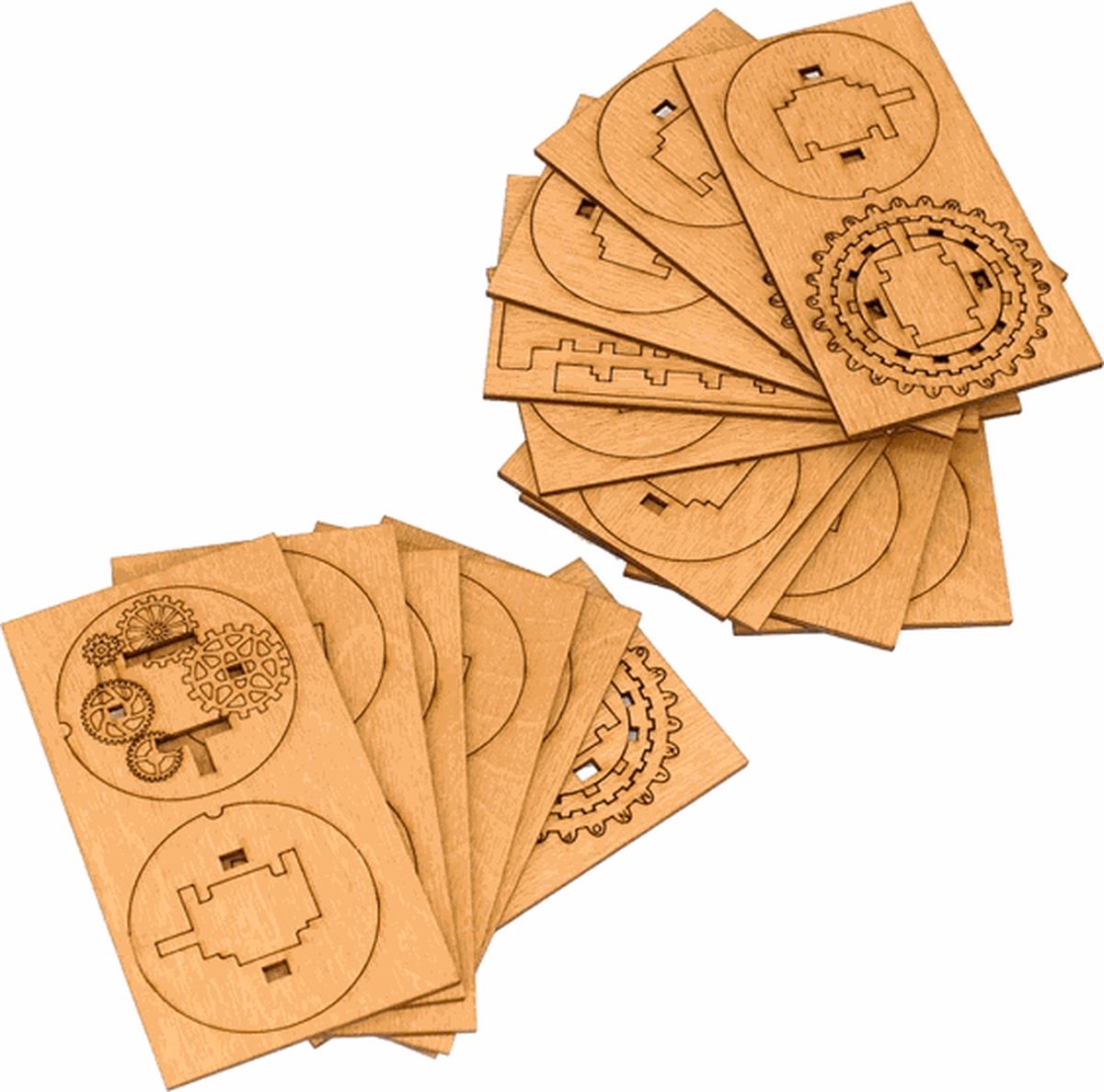 iDventure - Kryptos - Cryptex Wooden Kit - Puzzel - Geschikt vanaf 14 Jaar