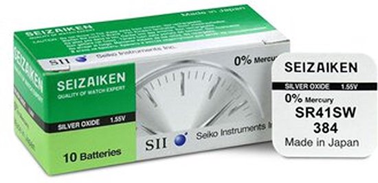 Seiko SR41SW 384 Horloge Zilveroxide 10 stuks