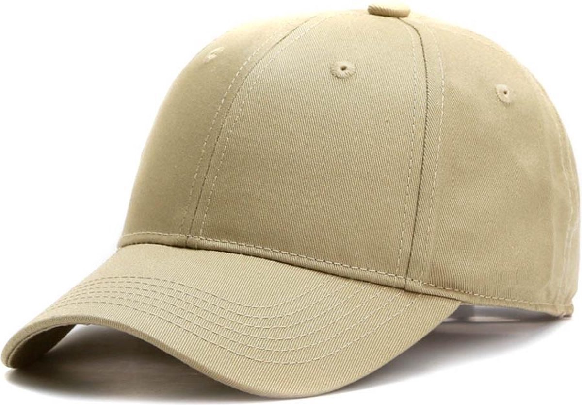 New Age Devi - Verstelbare US Army Cap met Klep - MFH - Khaki - Legerpet in Grote Maat