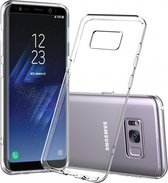 DrPhone TPU Hoesje - Transparant Ultra Dun Premium Soft-Gel Case - Geschikt voor Samsung S8 Plus