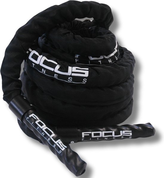 Foto: Battle rope focus fitness premium 4 cm 10 m nylon sleeve fitness crossfit