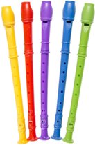 Blokfluiten XL 5 STUKS - Speelgoed - Muziekinstrumenten voor kinderen- Fluit - Kunststof