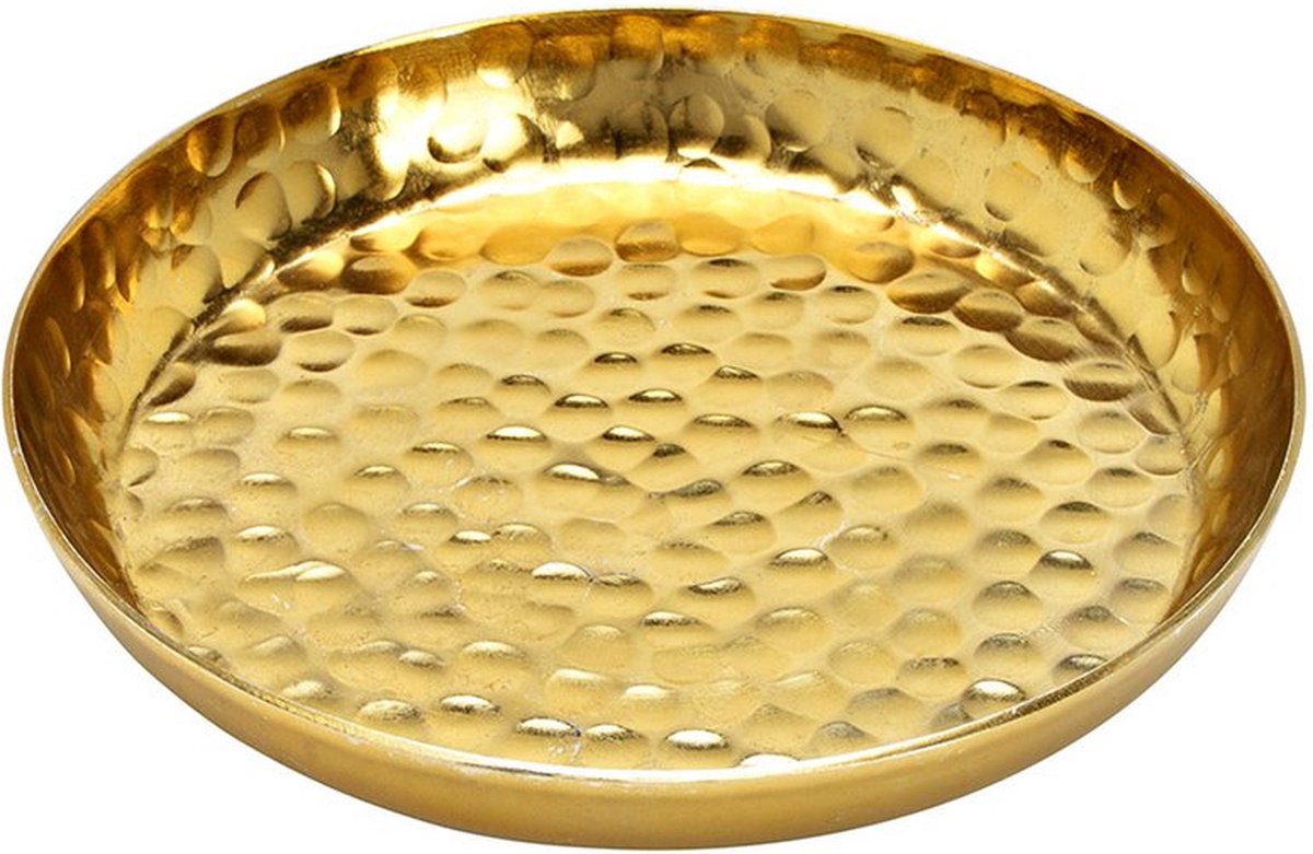 Decoratieve schaal - Goud - 15 cm