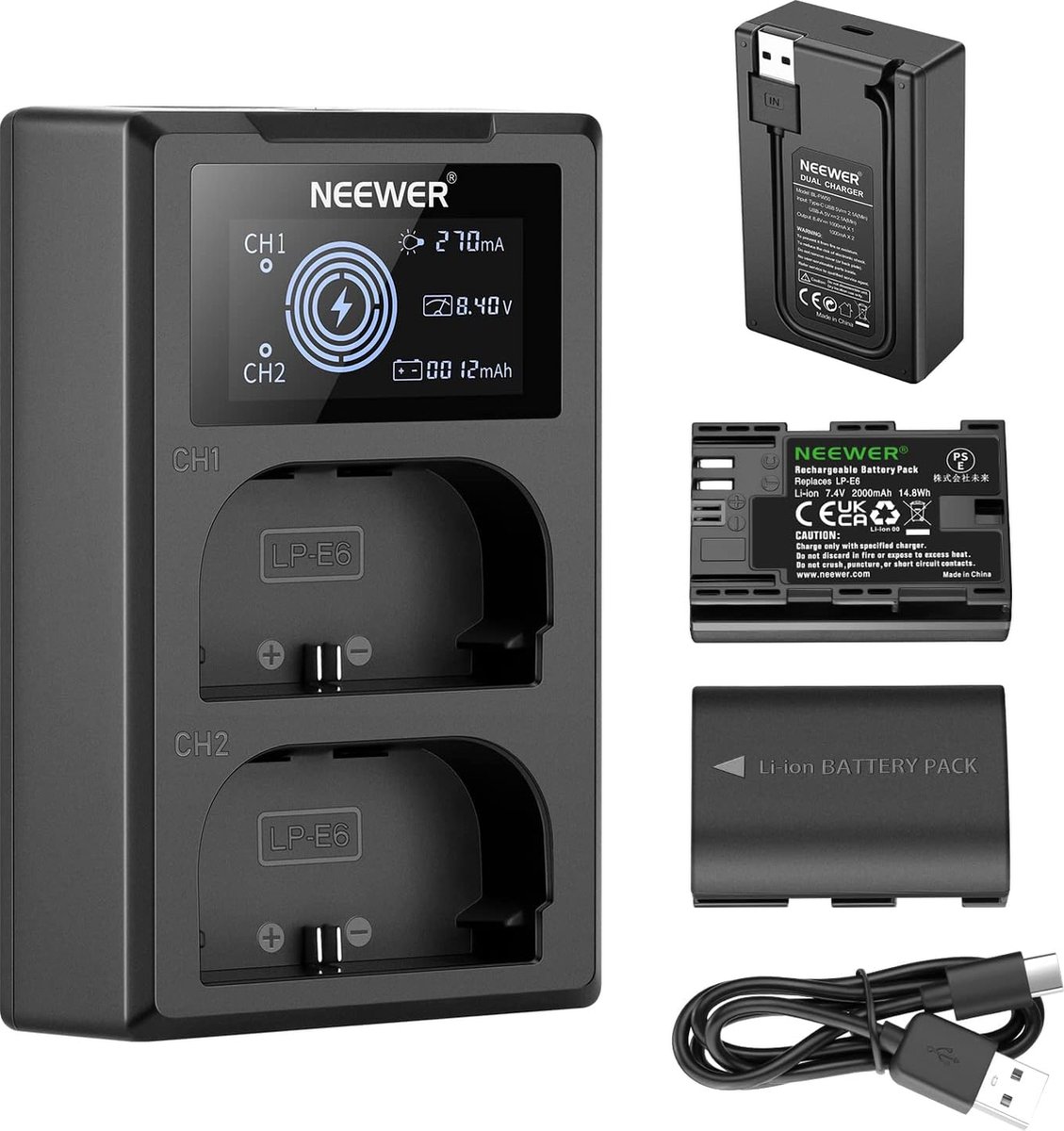 NEEWER Grip Batterie Vertical de Remplacement pour BG-R10 avec Remote