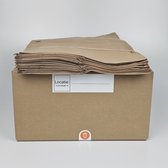 Poche | Sac de conteneur | Papier | 140l | 70/ 25x110mm | marron | 25 pièces
