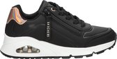 "Skechers Uno Gen1 - Zip And Stride Meisjes Sneakers - Zwart;Ros goud - Maat 37"