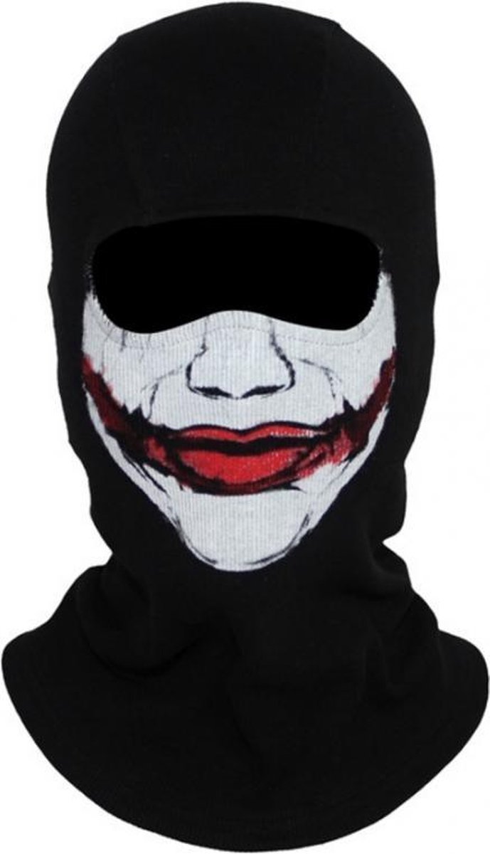 Finnacle -Zwarte Bivakmuts Winddicht Motor Gezichtsmasker Ghost Ski Masker Balaclava