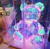 Illumibear - LED beer - LED Dierenlamp - Beer - 40 cm - Romantisch licht - Sfeerlicht - Liefdeslicht - Glinsterend - Valentijnsdag - Valentijnscadeau - Cadeau voor kind - Cadeau voor jongen - Cadeau voor meisje - Slaapkamer decoratie