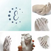 Gips Handen | 3D | Alles in één Pakket | Bestaat uit 150 gram Casting Mix Poeder & 350 gram Gips | één baby handje | Bodycasting | Extensso® | Gipsafdruk | Alginaat | Afdruk | Gips Hand | Een herinnering | Hobby Pakket | Bodycasting Merk: Extensso®