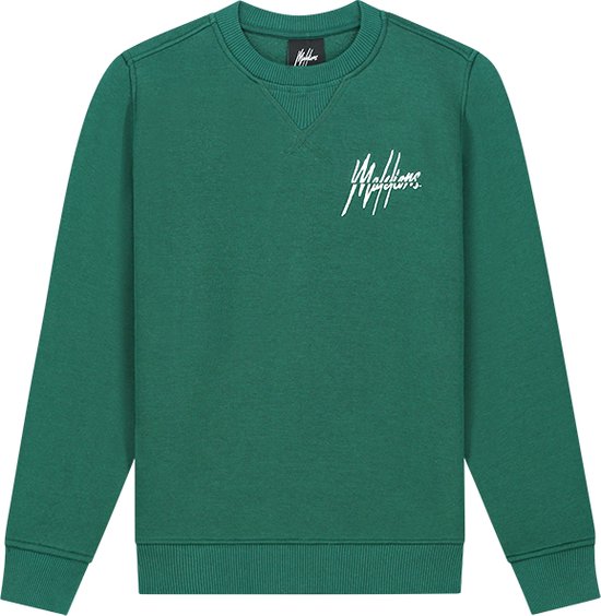 Malelions - Sweater - Dark Green/Mint - Maat 164