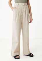 Straight Leg Broek With Pockets Dames - Zand - Maat M