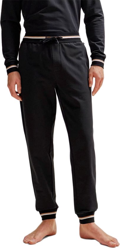 BOSS Iconic Pants - heren pyjama- of loungebroek - zwart - Maat: XL