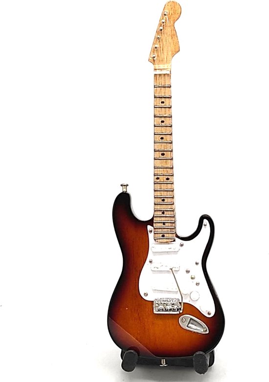 miniatuur gitaar Jimmi Hendrix 15cm Miniture- Guitar-Mini -Guitar- Collectables-decoratie -gitaar-Gift--Kado- miniatuur- instrument-Cadeau-verjaardag