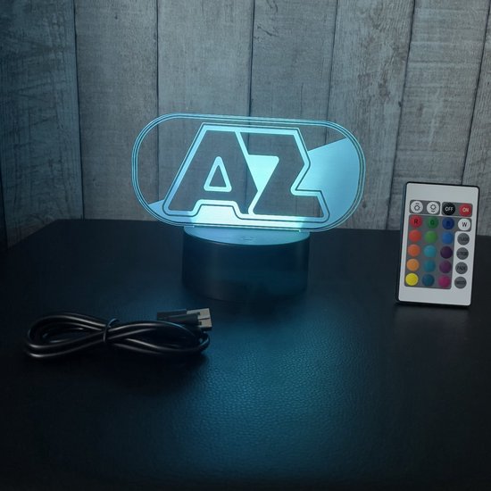 Voetbalcadeaus Jongens Nachtlampje Kinderen, Voetbalcadeaus voor Jongens, 3D Optische Illusie Lamp 16 Kleuren Veranderen, Kerstverjaardagscadeaus voor Mannen, Valentijnsdag Cadeau