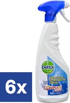 Dettol Spray Nettoyant Antibactérien pour Salle de Bain - 6 x 440 ml