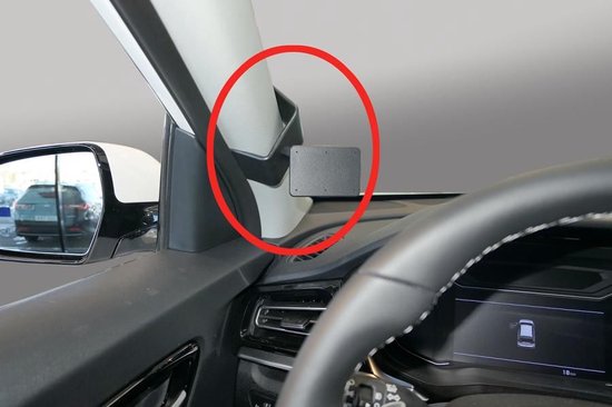 Brodit ProClip 855391, abgewinkelte Befestigung oben für Skoda Karoq (Bj. 2018-2022, Lenkrad links) | PDA Max