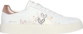 "Skechers Eden Lx - Gleaming Hearts Dames Sneakers - Wit;Multicolour - Maat 38"