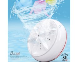 Borvat® - draagbare mini-turbo wasmachine - Kleine Wasmachine - Draagbare Wasmachine - Mini Wasmachine Met Centrifuge - Efficiënte en handige wasoplossing