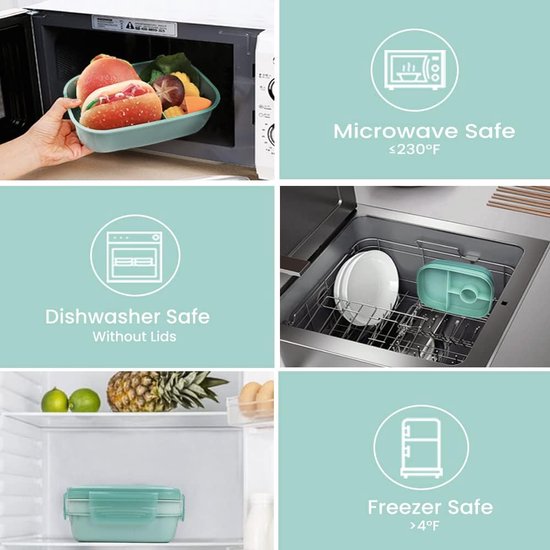 Draaibare snackbox, met fruitvork met diermotief, draaibare