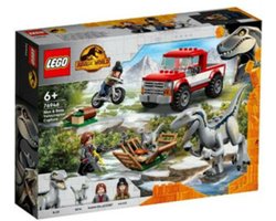 foto van LEGO Jurassic World Blue & Beta Velociraptorvangst - 76946