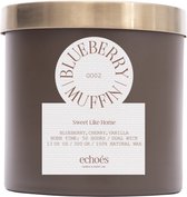 ECHOES LAB Blueberry Muffin Scented Natural Candle - 300 gr