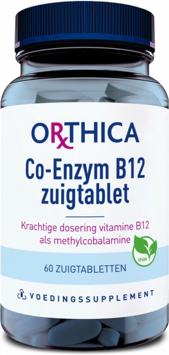 Goedkoopste Orthica Co-Enzym B12 zuigtablet - Vitamine B12 - 60 zuigtabletten