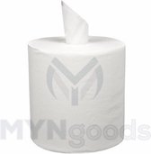 Rouleau de nettoyage m2 6x300m 1 couche sans tube - Papier de nettoyage confort premium de MYNgoods en boîte.